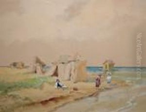 Children Playing On The Beach