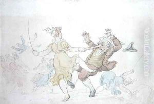 Dancing Dogs by Thomas Rowlandson