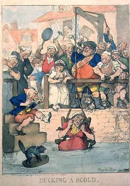 Ducking a Scold, 1812 - view 1