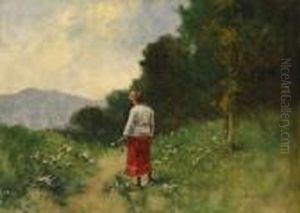 The Evening Stroll by Antal Neogrady