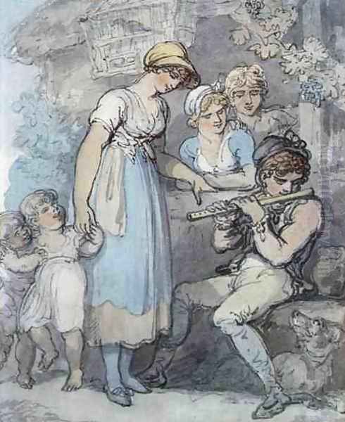 The Flute Player - view 1