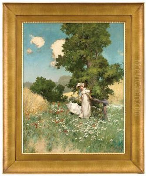 Sommerausflug Einer Jungen Dame - view 1
