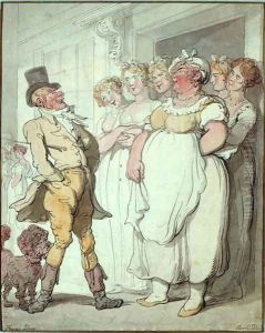 The Kings Place by Thomas Rowlandson