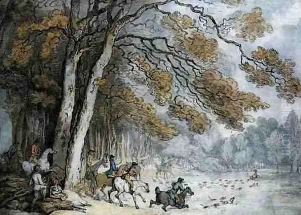 The Stag Hunt - view 1
