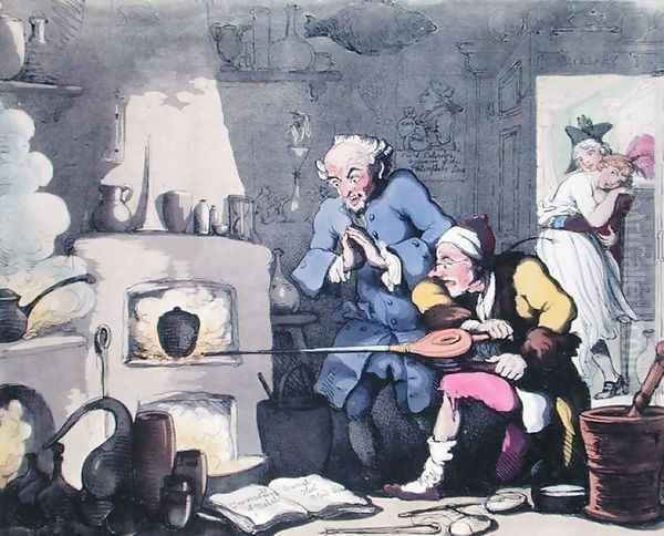 Hocus Pocus or Searching for the Philosophers Stone, published March 1800 - view 1