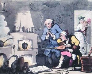 Hocus Pocus or Searching for the Philosophers Stone, published March 1800 by Thomas Rowlandson
