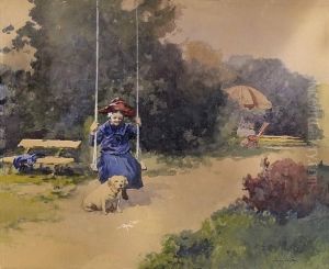 Swinging Girl by Antal Neogrady