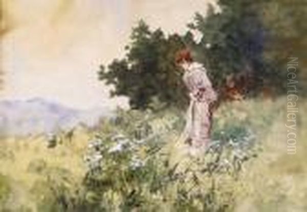 Lady In The Field - view 1
