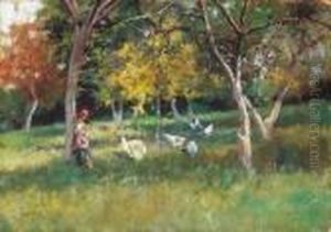 Girl With Turkey