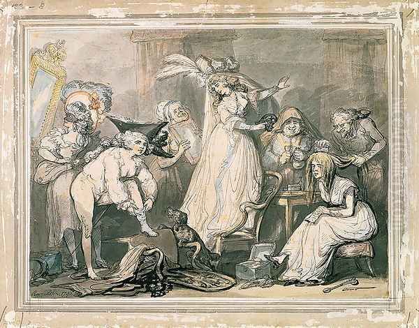 Dressing for a Masquerade, 1790 - view 1