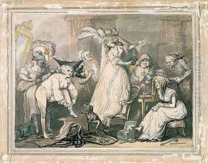 Dressing for a Masquerade, 1790 by Thomas Rowlandson