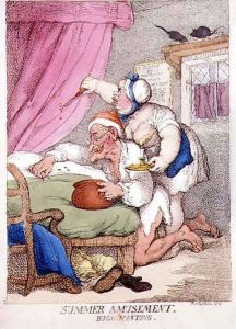 Summer Amusement. Bug Hunting by Thomas Rowlandson