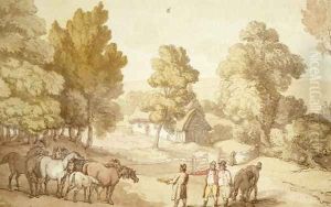 The Horse Trader, 1816 by Thomas Rowlandson
