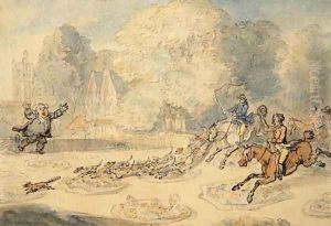 The Enraged Botanist by Thomas Rowlandson