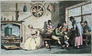 Inside of a Kitchen at Newcastle, published 1800