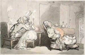 The Music Master, from Scenes at Bath by Thomas Rowlandson