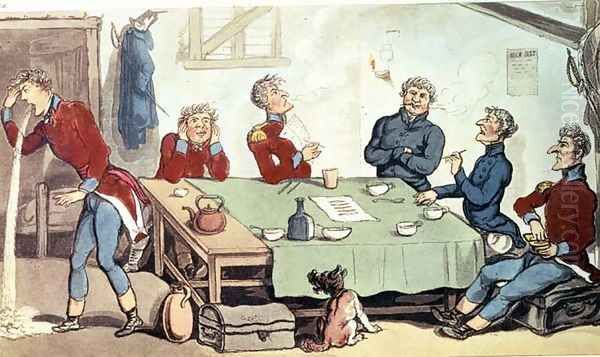 Learning to Smoke and Drink Grog. 1815 - view 1