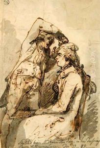 John Bannister in his Dressing Room at Drury Lane, 1783