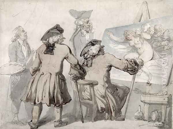 The Connoisseurs, c.1790 - view 1