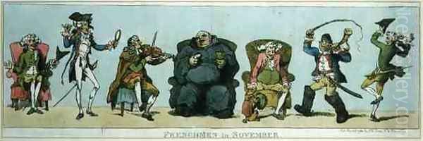 Frenchmen in November, pub. by S.W. Fores, 1788 - view 1