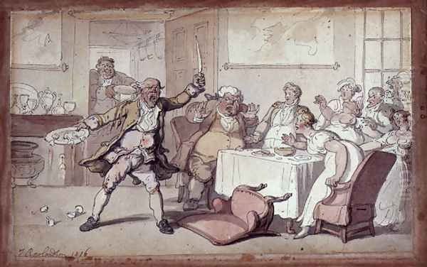 Madness at the Dinner Table, 1816 - view 1