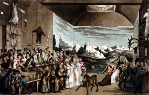 Mr Bullocks Exhibition of Laplanders at the Egyptian Hall, Piccadilly, 1822