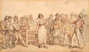 Selling a Wife by Thomas Rowlandson