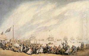 The Return of the Fleet to Great Yarmouth after the Defeat of the Dutch in 1797, c.1797