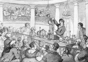 Chemical Lectures, c.1809 2 by Thomas Rowlandson