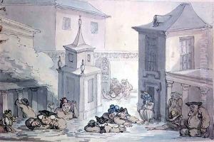 Matthew Brambles Trip to the Bath by Thomas Rowlandson