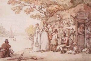 Pidcock, Dealer in Birds and Beasts by Thomas Rowlandson