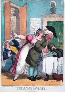 The Anatomist, published by Thomas Tegg, 1811 by Thomas Rowlandson