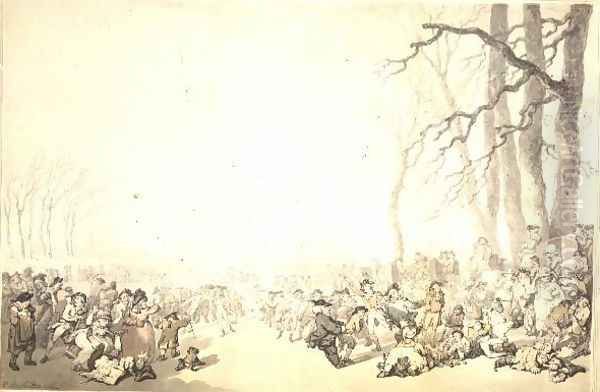Skating on the Serpentine, c.1786 - view 1