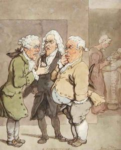 The Doctors Consultation, 1815-1820 by Thomas Rowlandson