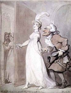 Touch for Touch or a Female Physician in Full Practice, 1799 by Thomas Rowlandson