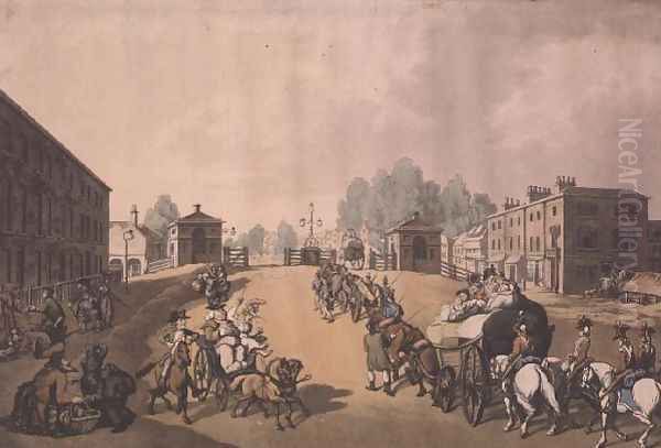 Entrance from Mile End or Whitechapel Turnpike - view 1