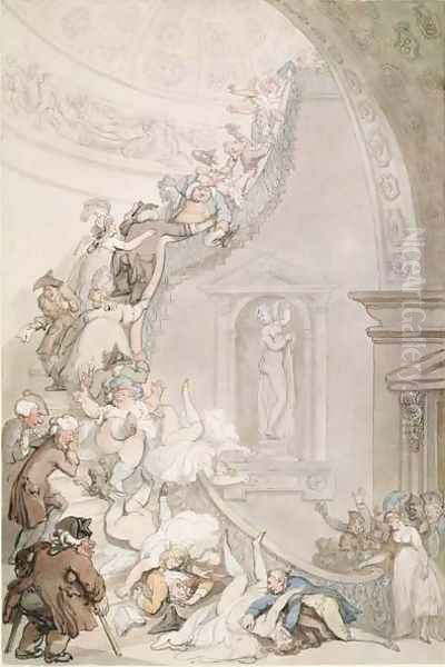 The Exhibition Stare-Case, Somerset House, c.1800 - view 1