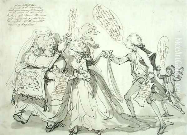Pitt and his Allies in his Fight for the Regency, 1788 - view 1