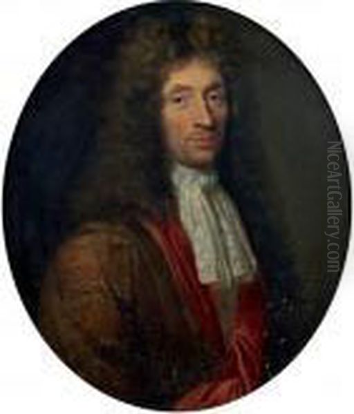 Portrait D'homme A La Lavalliere De Dentelle - view 1