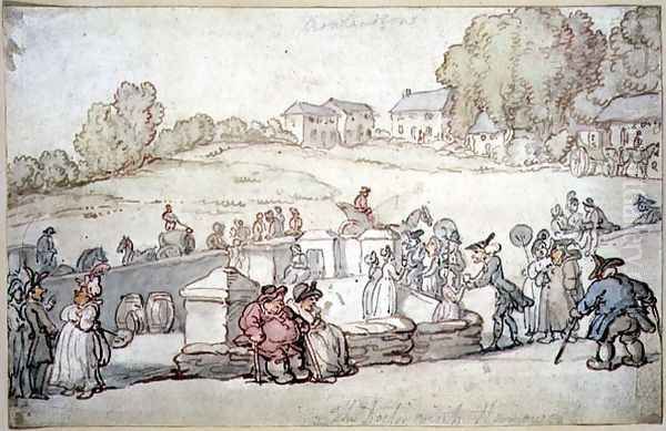 The Doctor Visits Harrowgate sic from the Dr. Syntax series, 1812-21 - view 1