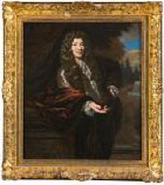 Ritratto Di Aristocratico Con Paesaggio - view 1
