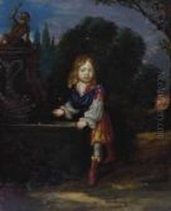 Knabe Am Brunnen by Caspar Netscher