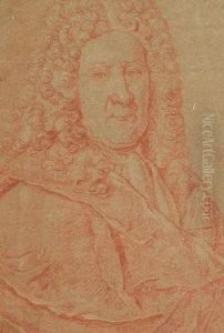 Portrait Of A Gentleman, Bust-length, Wearing A Wig by Caspar Netscher