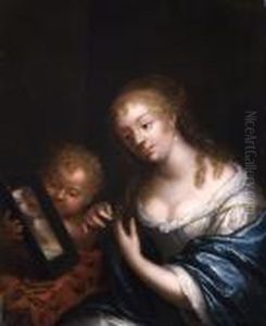 Venus Mit Cupido Vor Dem Spiegel