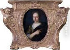 Portrait De Femme by Caspar Netscher