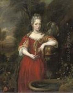 Portrait Of A Lady by Caspar Netscher