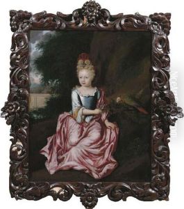 Portrait Of A Girl by Caspar Netscher