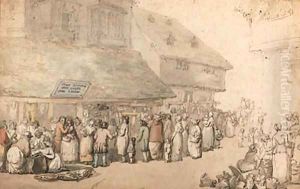 Thomas Stitchwell, shoemaker from London by Thomas Rowlandson