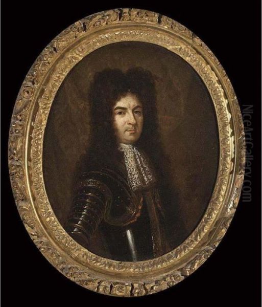 A Portrait Of Freiherr Von Loe
Chor, Bishop Of Trier, Half Length, Wearing Armour With A Lace Collar - view 1