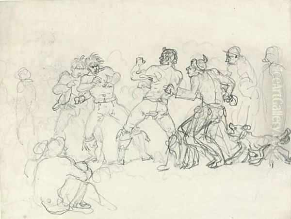 The pugilists - view 1